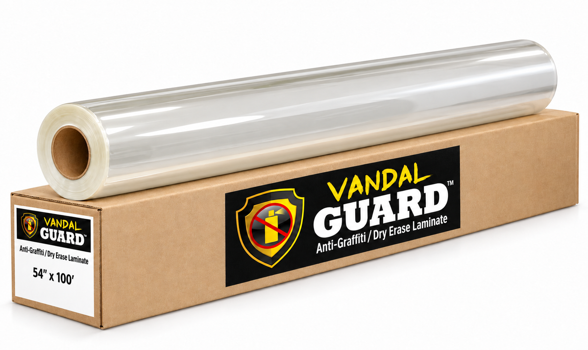 Vandal Guard Anti-Graffiti & Dry-Erase Laminate — 54" x 100'