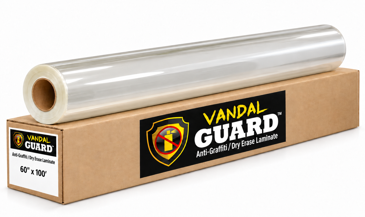 Vandal Guard Anti-Graffiti & Dry-Erase Laminate — 60" x 100'